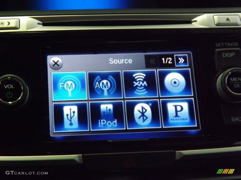 2014 Accord EX-L Sedan - Modern Steel Metallic / Black photo #21