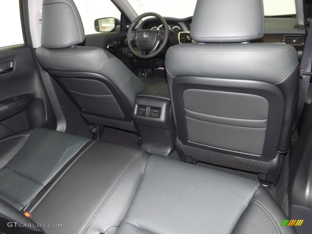 2014 Accord EX-L Sedan - Modern Steel Metallic / Black photo #34