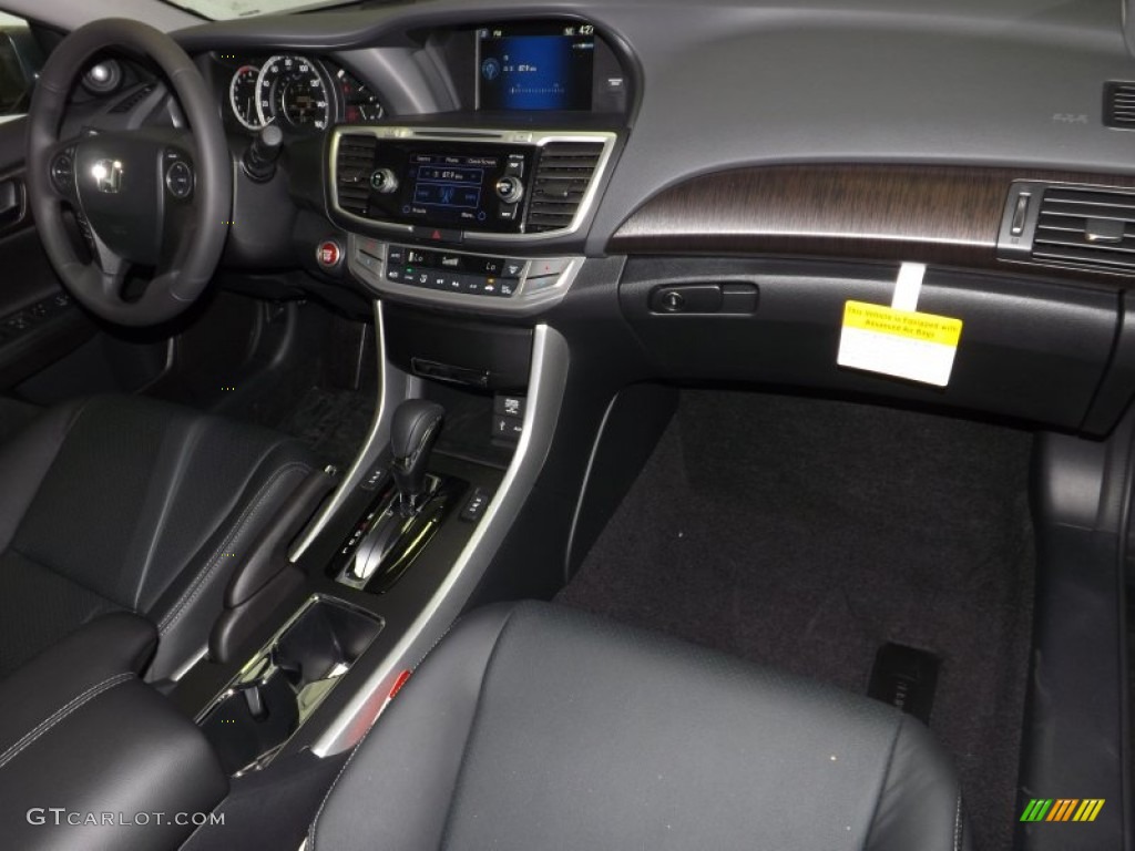 2014 Accord EX-L Sedan - Modern Steel Metallic / Black photo #36