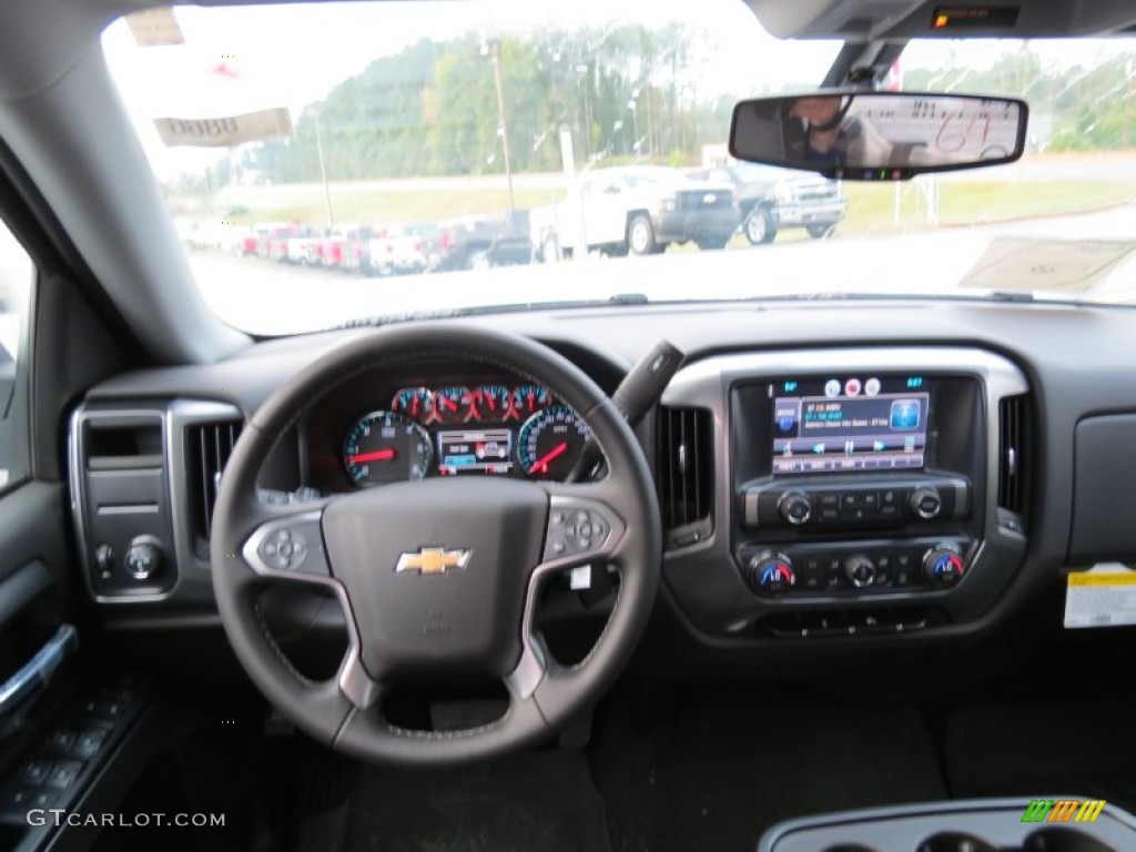 2014 Silverado 1500 LT Double Cab - Silver Ice Metallic / Jet Black photo #10