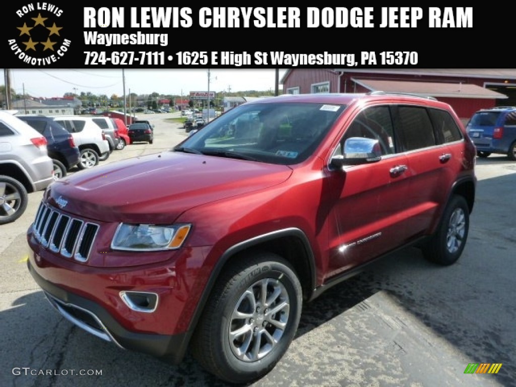 2014 Grand Cherokee Limited 4x4 - Deep Cherry Red Crystal Pearl / Morocco Black photo #1