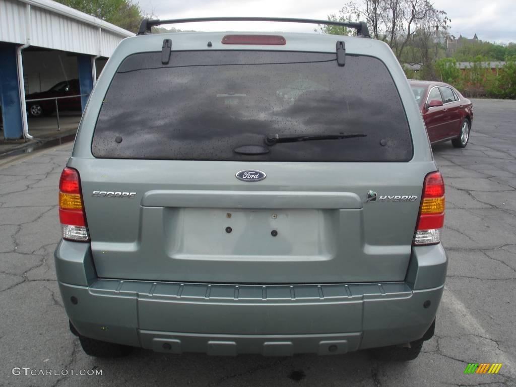 2006 Escape Hybrid 4WD - Titanium Green Metallic / Medium/Dark Flint photo #3