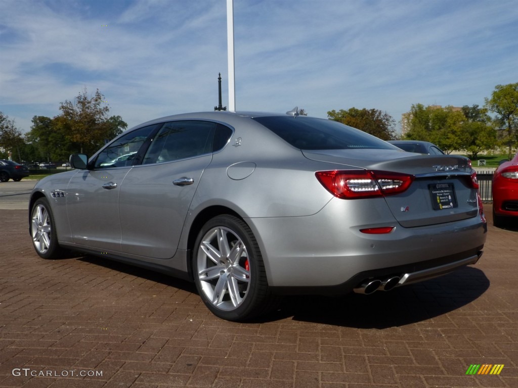 2014 Quattroporte S Q4 AWD - Grigio Metallo (Silver Metallic) / Nero photo #3