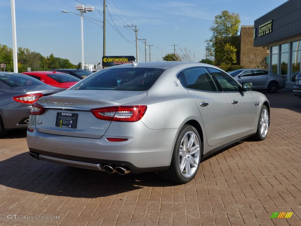 2014 Quattroporte S Q4 AWD - Grigio Metallo (Silver Metallic) / Nero photo #5