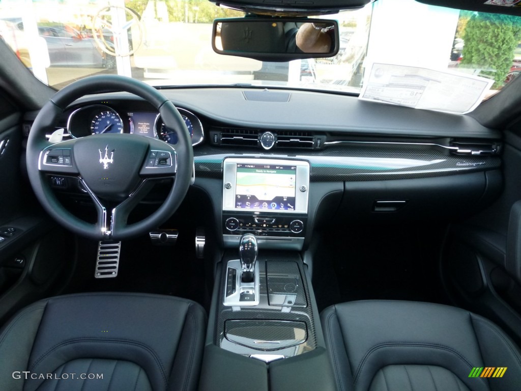 2014 Maserati Quattroporte S Q4 AWD Nero Dashboard Photo #86722239