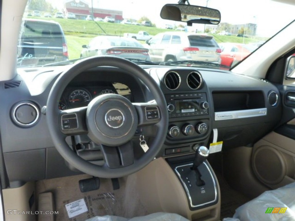 2014 Compass Sport 4x4 - Bright White / Dark Slate Gray/Light Pebble photo #14