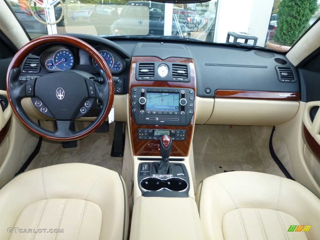 2009 Maserati Quattroporte Standard Quattroporte Model Sabbia Dashboard Photo #86723205