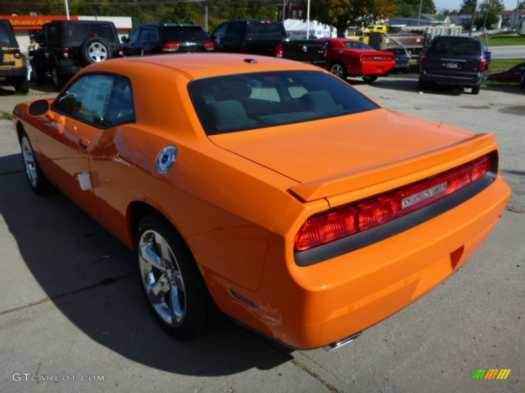 Header Orange 2014 Dodge Challenger R/T Exterior Photo #86723538