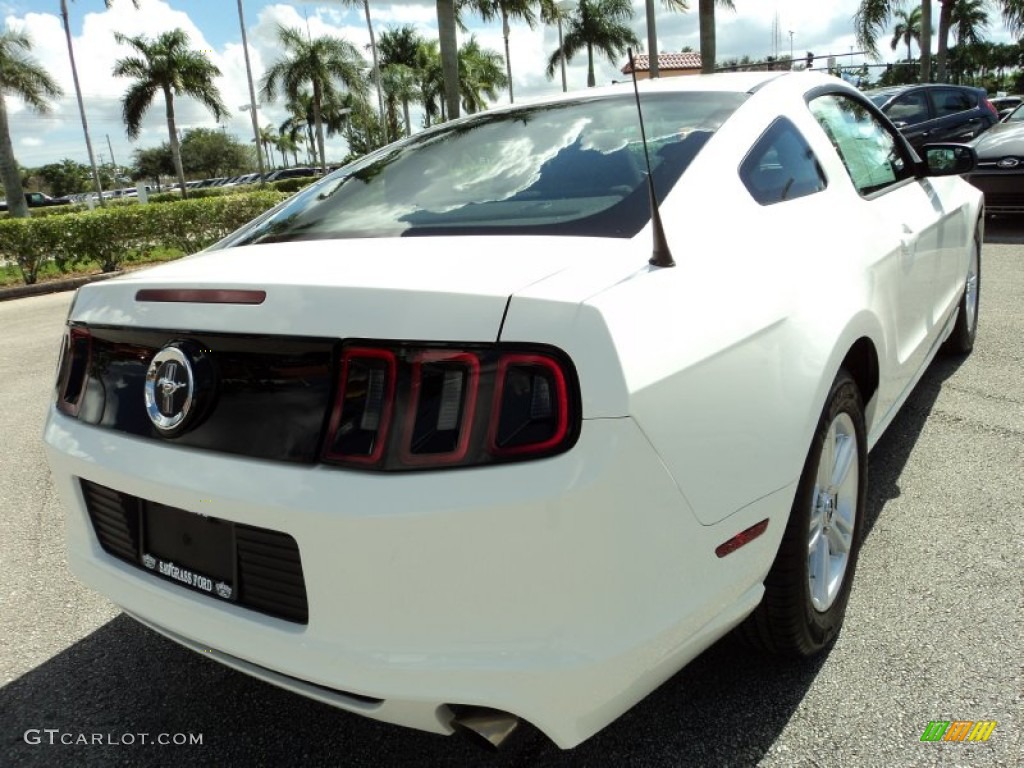 2013 Mustang V6 Coupe - Performance White / Charcoal Black photo #6