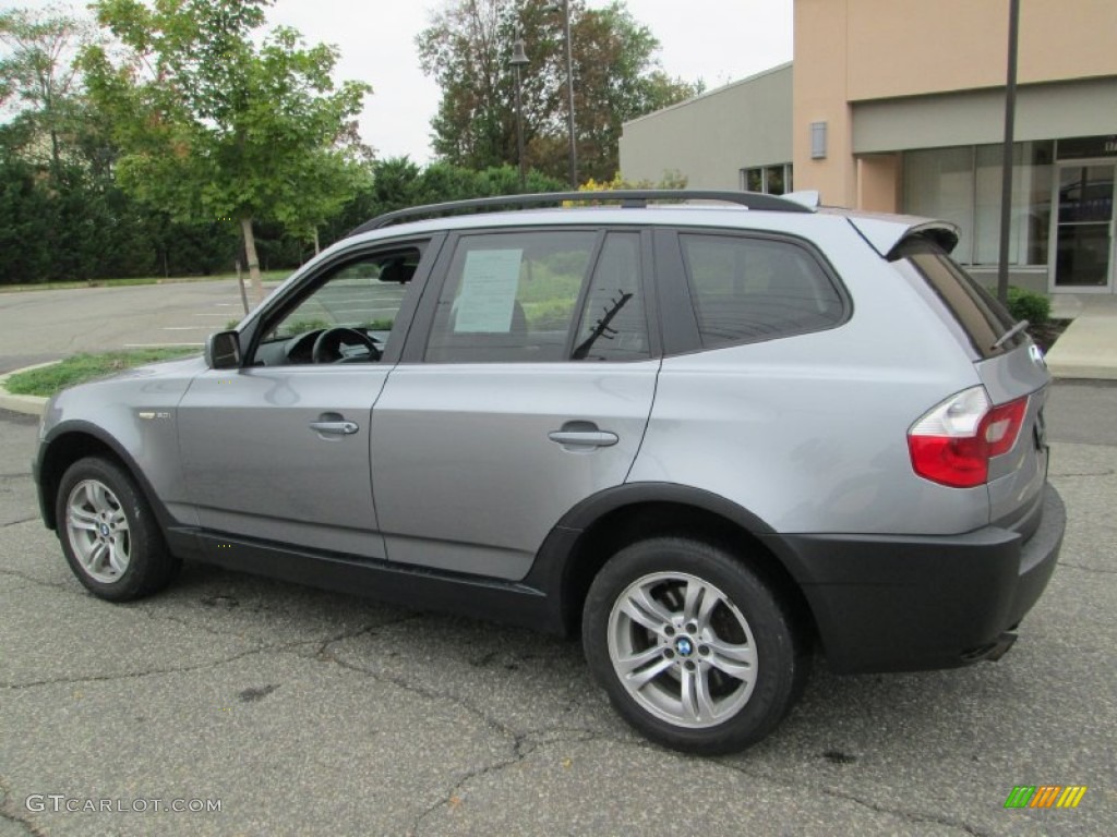 Silver Gray Metallic 2005 BMW X3 3.0i Exterior Photo #86728595
