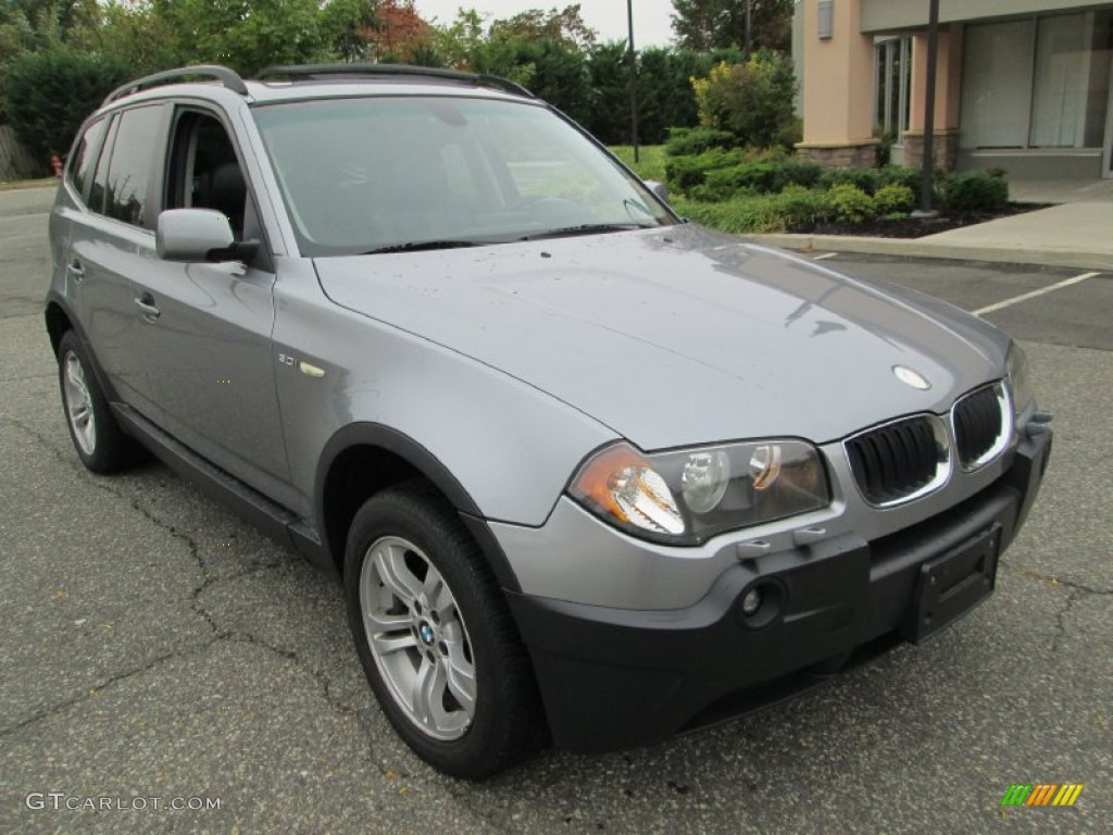 Silver Gray Metallic 2005 BMW X3 3.0i Exterior Photo #86728770