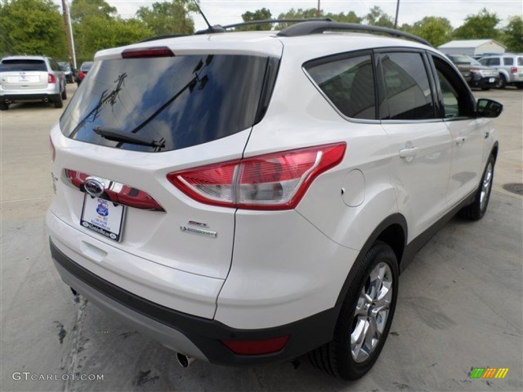 2013 Escape SEL 2.0L EcoBoost - White Platinum Metallic Tri-Coat / Medium Light Stone photo #5