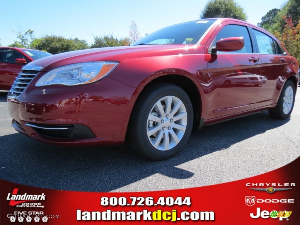 2014 200 Touring Sedan - Deep Cherry Red Crystal Pearl / Black photo #1