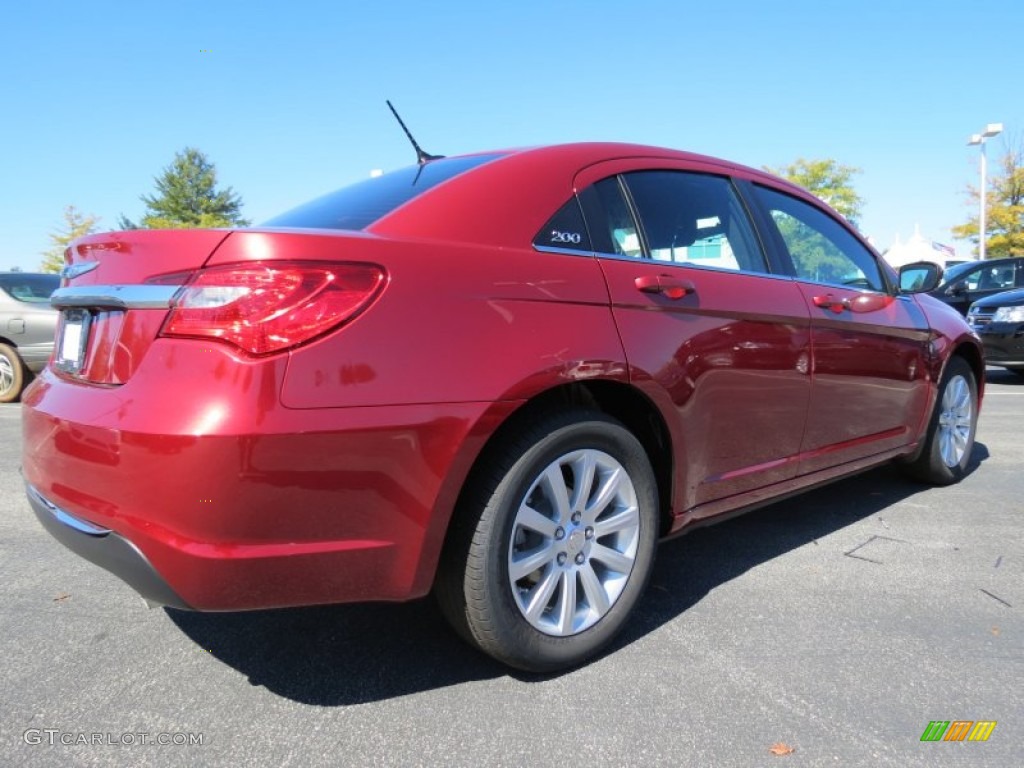 2014 200 Touring Sedan - Deep Cherry Red Crystal Pearl / Black photo #3