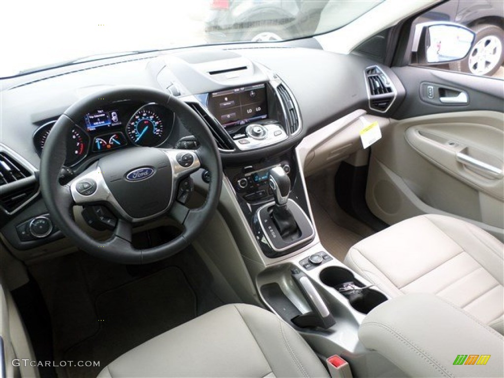 2013 Escape SEL 2.0L EcoBoost - White Platinum Metallic Tri-Coat / Medium Light Stone photo #15