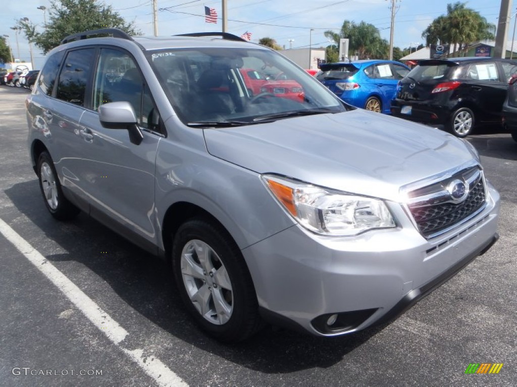 2014 Forester 2.5i Limited - Ice Silver Metallic / Black photo #1