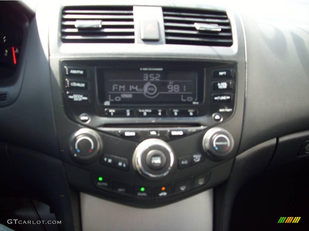 2003 Accord EX V6 Coupe - Satin Silver Metallic / Black photo #11