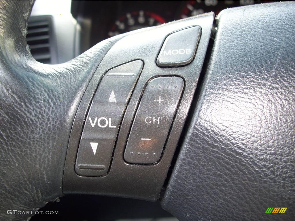 2003 Accord EX V6 Coupe - Satin Silver Metallic / Black photo #16