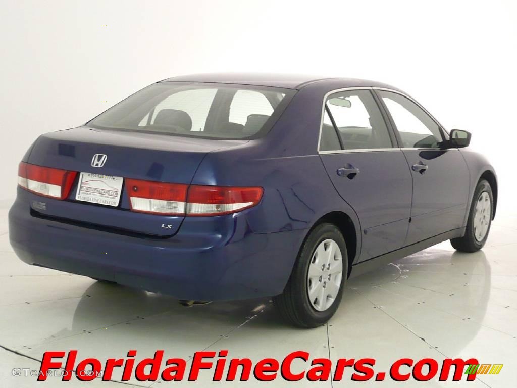 2003 Accord LX Sedan - Eternal Blue Pearl / Black photo #2