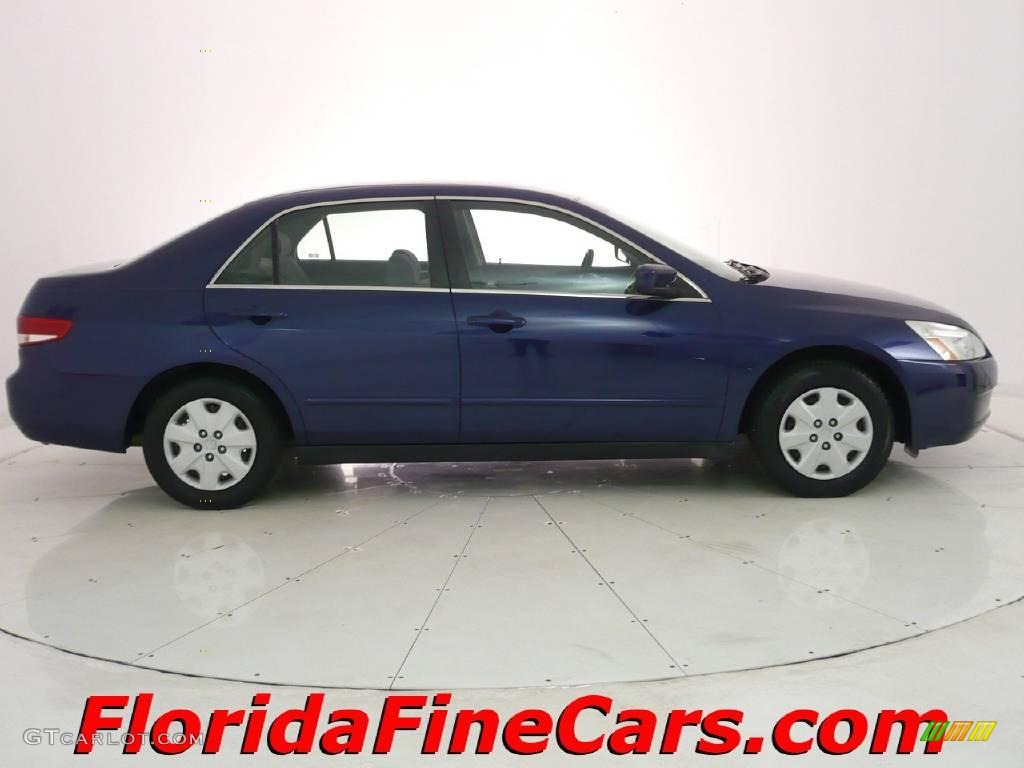 2003 Accord LX Sedan - Eternal Blue Pearl / Black photo #4