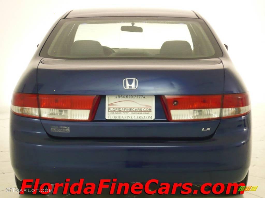 2003 Accord LX Sedan - Eternal Blue Pearl / Black photo #6