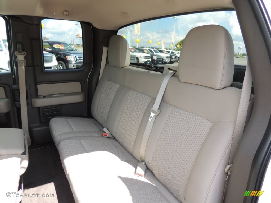 2010 F150 XLT SuperCab - Oxford White / Medium Stone photo #10