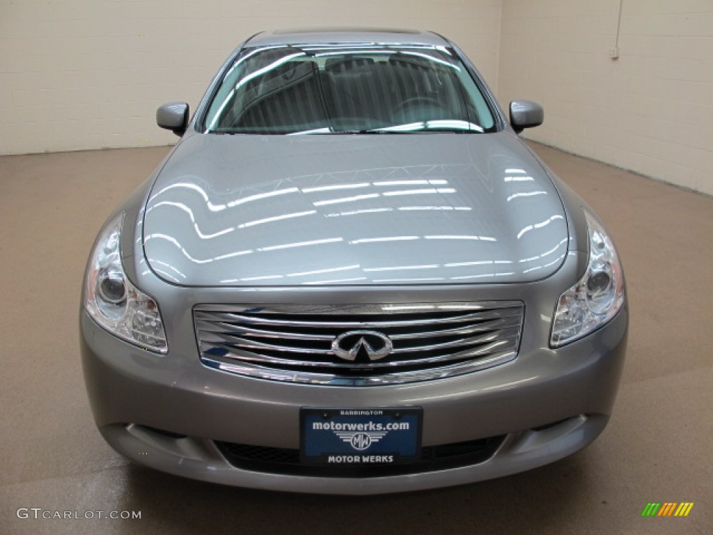 2007 G 35 S Sport Sedan - Platinum Graphite Metallic / Graphite Black photo #2