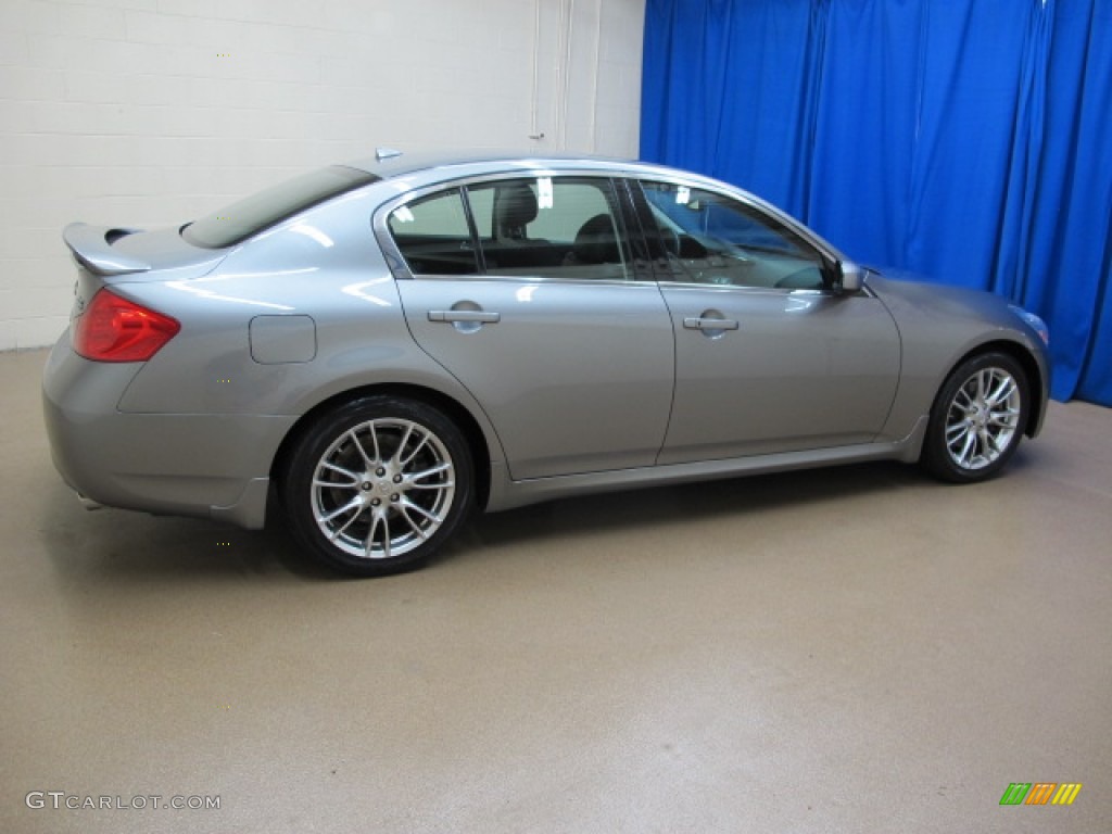 2007 G 35 S Sport Sedan - Platinum Graphite Metallic / Graphite Black photo #10