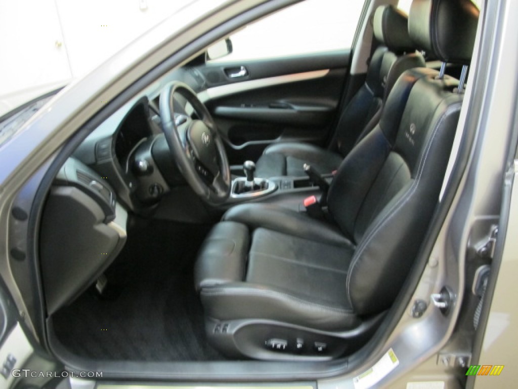 2007 G 35 S Sport Sedan - Platinum Graphite Metallic / Graphite Black photo #17