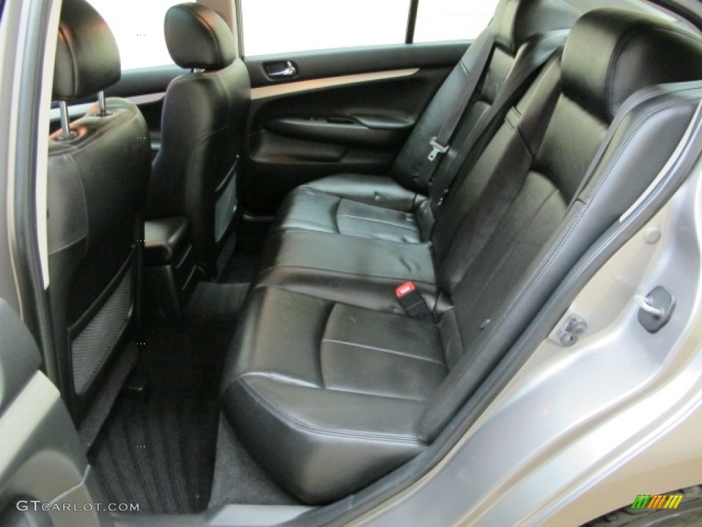 2007 G 35 S Sport Sedan - Platinum Graphite Metallic / Graphite Black photo #19