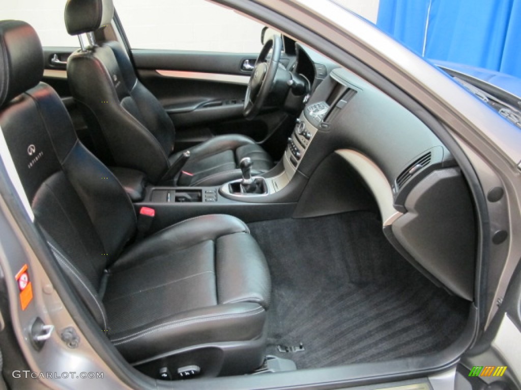 2007 G 35 S Sport Sedan - Platinum Graphite Metallic / Graphite Black photo #23
