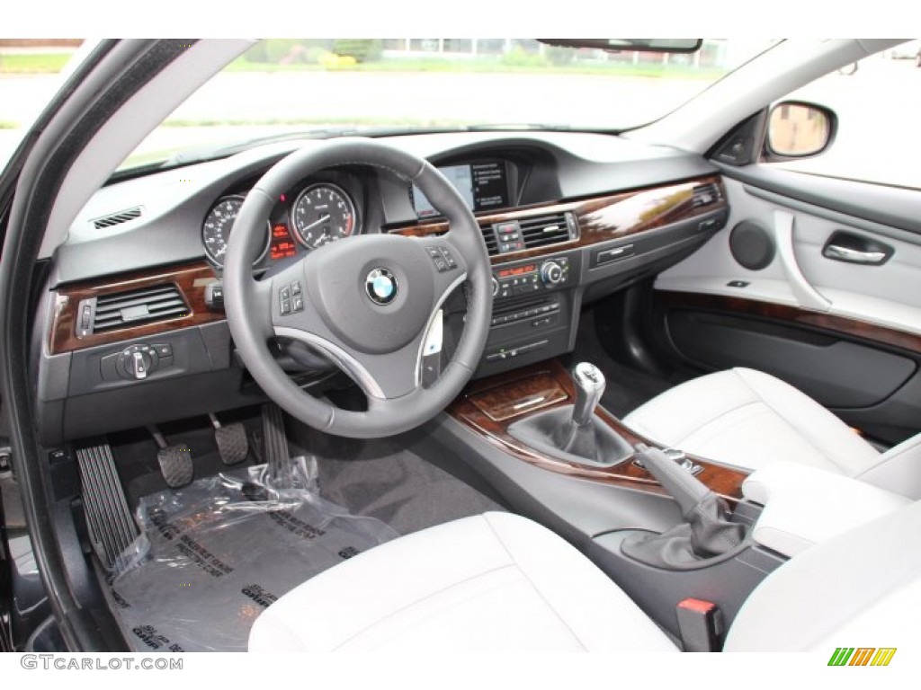 Everest Grey/Black Interior 2013 BMW 3 Series 335i Coupe Photo #86732442