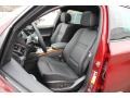 2011 BMW X6 Black Interior Front Seat Photo