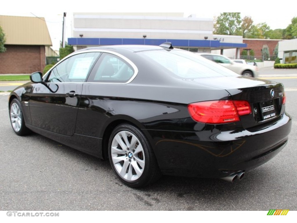 2011 3 Series 328i xDrive Coupe - Jet Black / Saddle Brown Dakota Leather photo #5