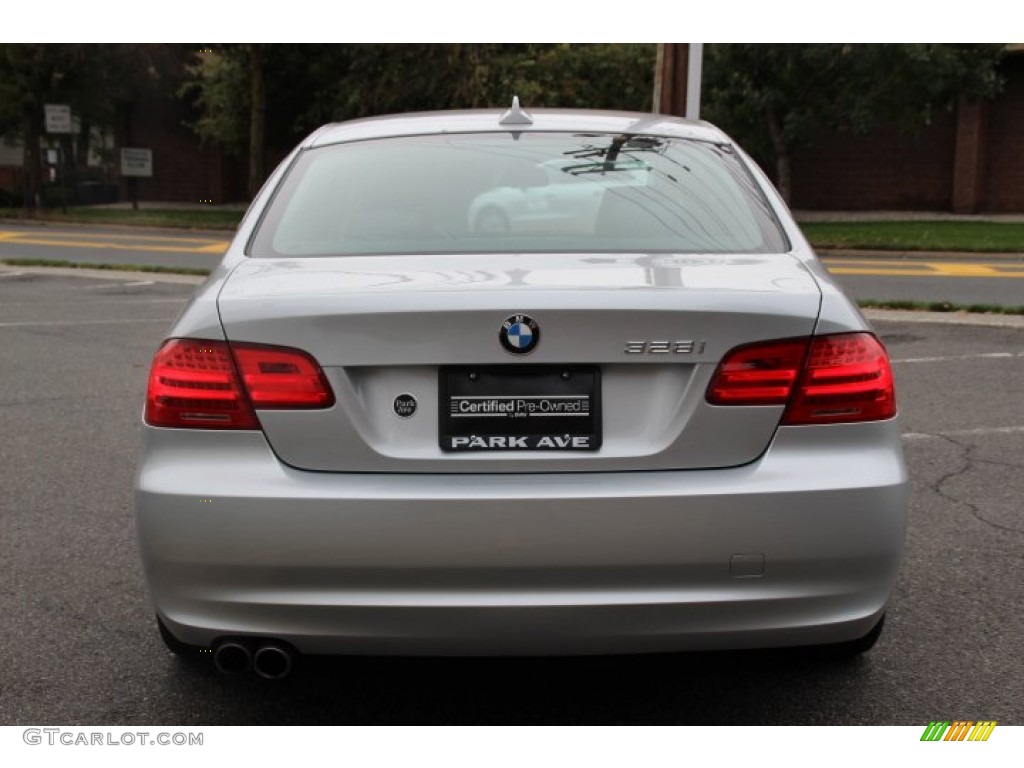 2011 3 Series 328i Coupe - Titanium Silver Metallic / Black photo #4