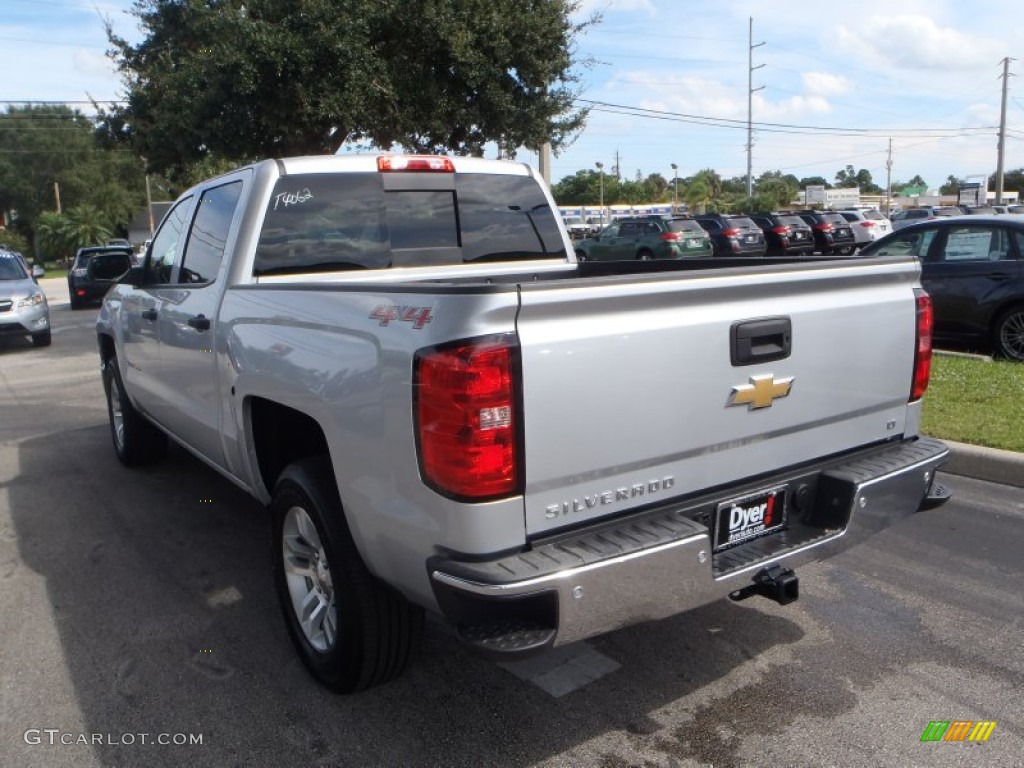 2014 Silverado 1500 LT Crew Cab 4x4 - Silver Ice Metallic / Jet Black/Dark Ash photo #5