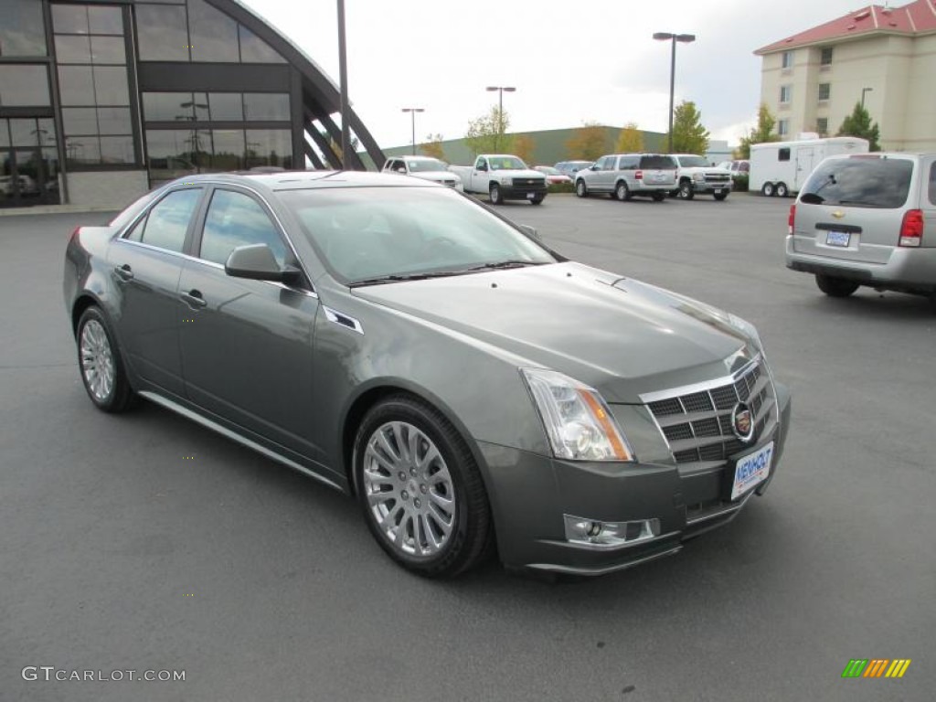 2011 CTS 4 3.6 AWD Sedan - Evolution Green Metallic / Cashmere/Cocoa photo #1