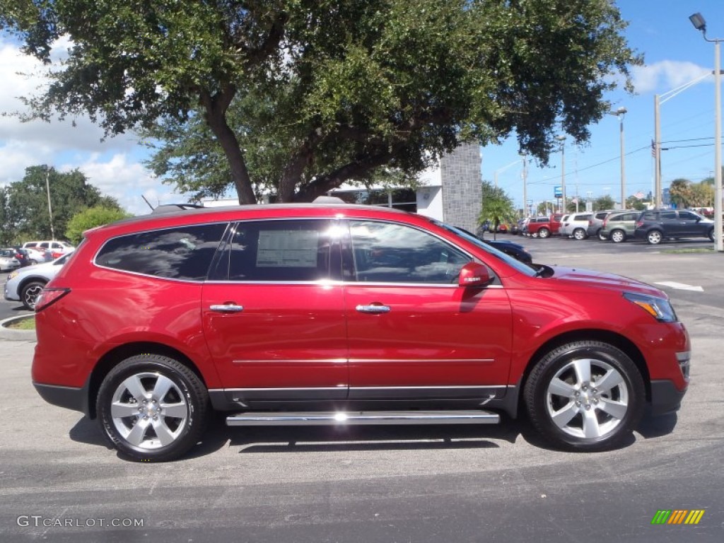 Crystal Red Tintcoat 2014 Chevrolet Traverse LTZ Exterior Photo #86737878