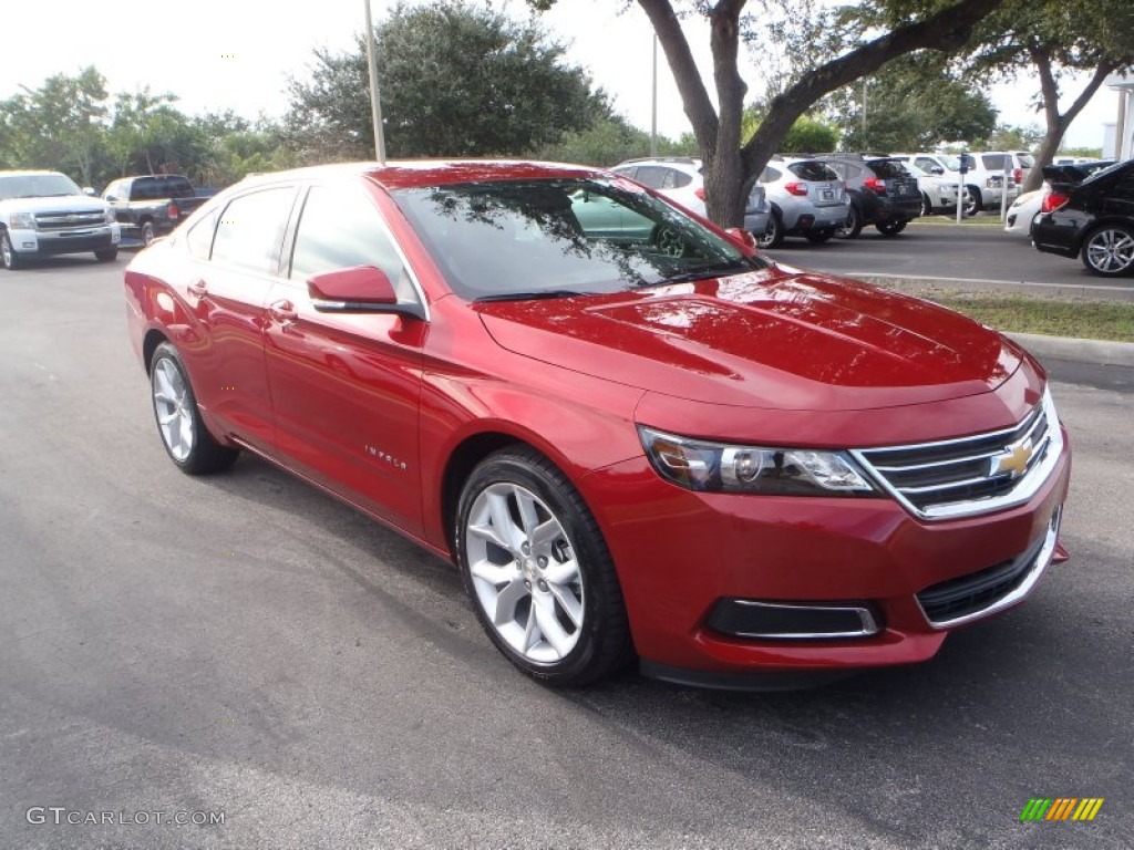 2014 Impala LT - Crystal Red Tintcoat / Jet Black/Brownstone photo #1