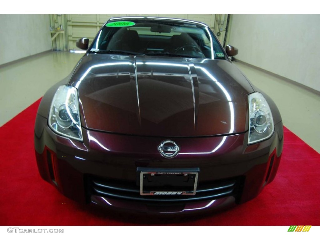 2006 350Z Coupe - Interlagos Fire Metallic / Charcoal Leather photo #2
