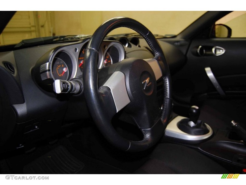 2006 350Z Coupe - Interlagos Fire Metallic / Charcoal Leather photo #11