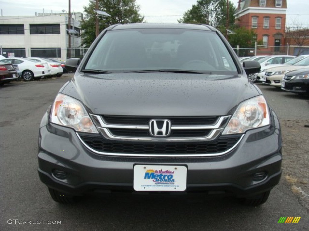 2010 CR-V EX AWD - Polished Metal Metallic / Black photo #2