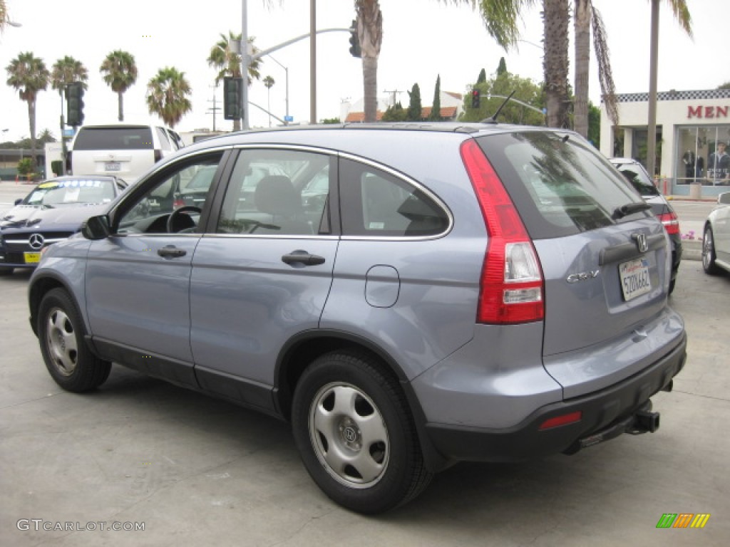 2007 CR-V LX - Glacier Blue Metallic / Gray photo #4