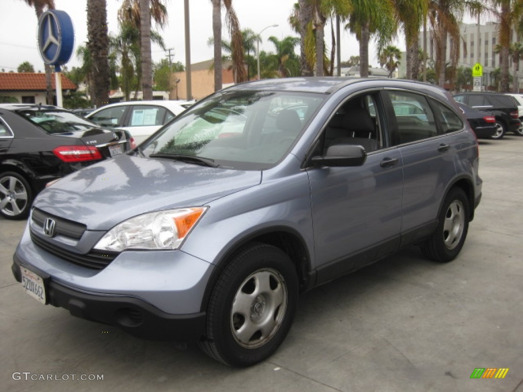 2007 CR-V LX - Glacier Blue Metallic / Gray photo #5