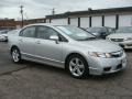 Alabaster Silver Metallic 2010 Honda Civic LX-S Sedan Exterior