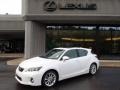 2012 Starfire White Pearl Lexus CT 200h Hybrid Premium  photo #1