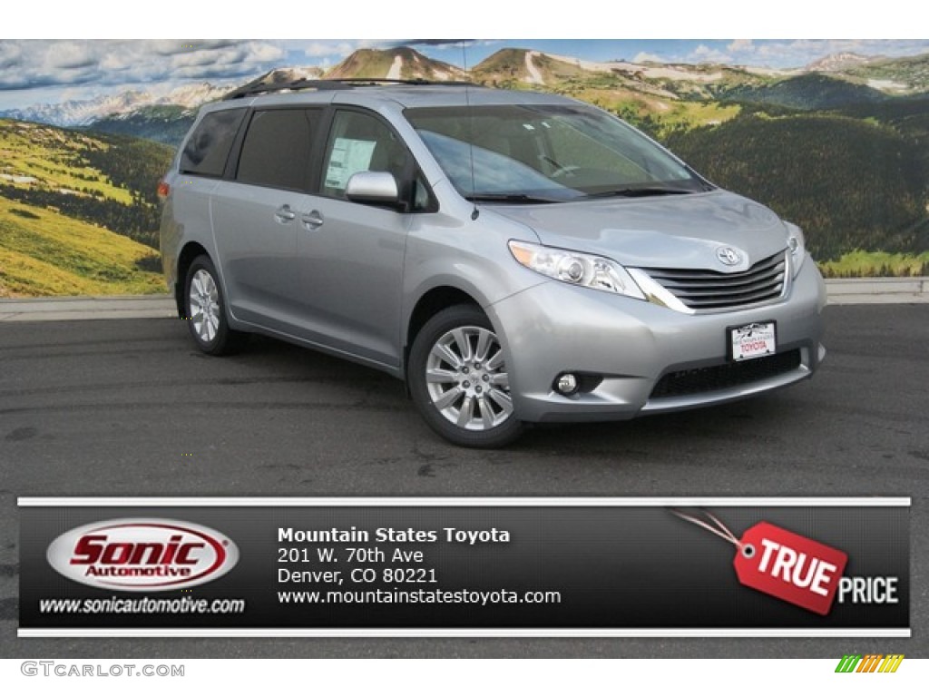 2014 Sienna XLE AWD - Silver Sky Metallic / Light Gray photo #1