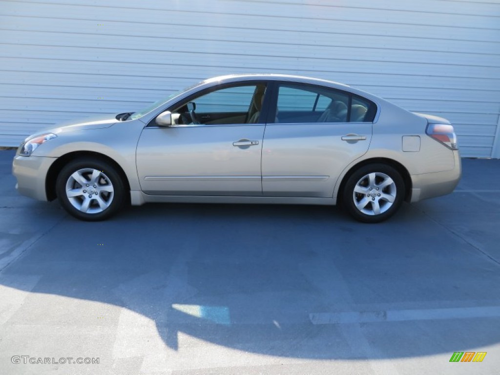 2009 Altima 2.5 S - Sonoran Sand Metallic / Blond photo #6