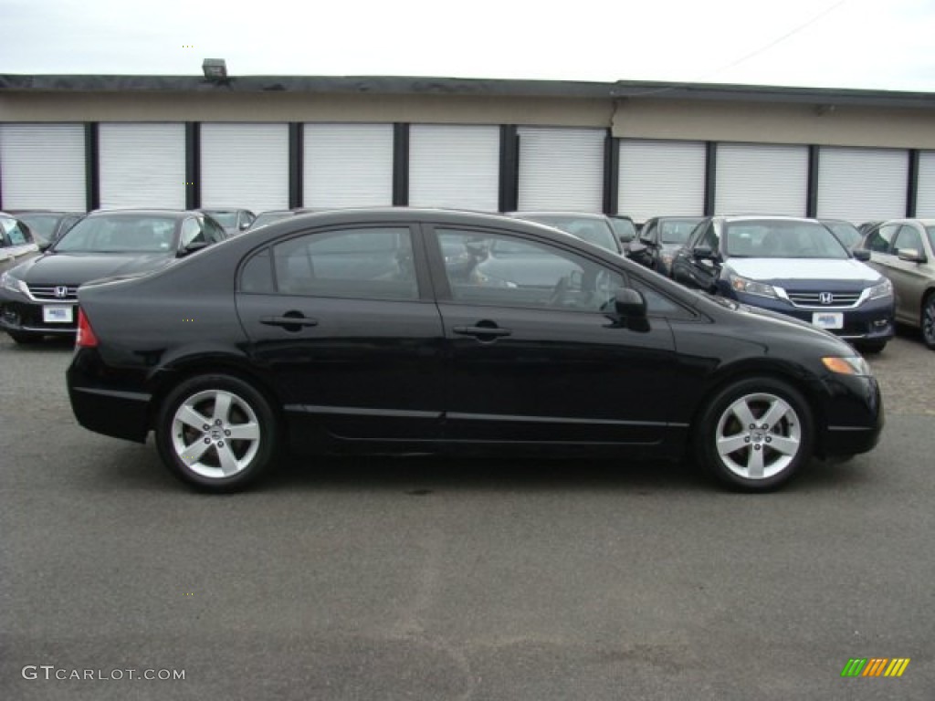 Nighthawk Black Pearl 2008 Honda Civic EX-L Sedan Exterior Photo #86742213