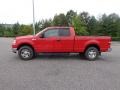 2004 Bright Red Ford F150 XLT SuperCab 4x4  photo #8